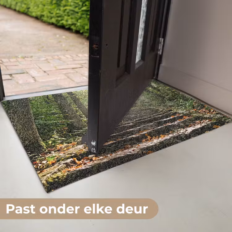 Stenen - Trap - Bos - Natuur Deurmat klein -USP_NL