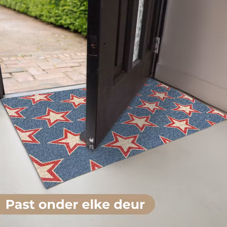 Ster - Klassiek - Blauw Deurmat klein 898 -USP_NL