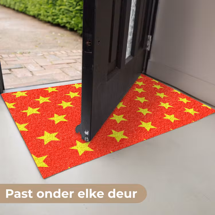 Ster - Patroon - Geel Deurmat klein 898 -USP_NL