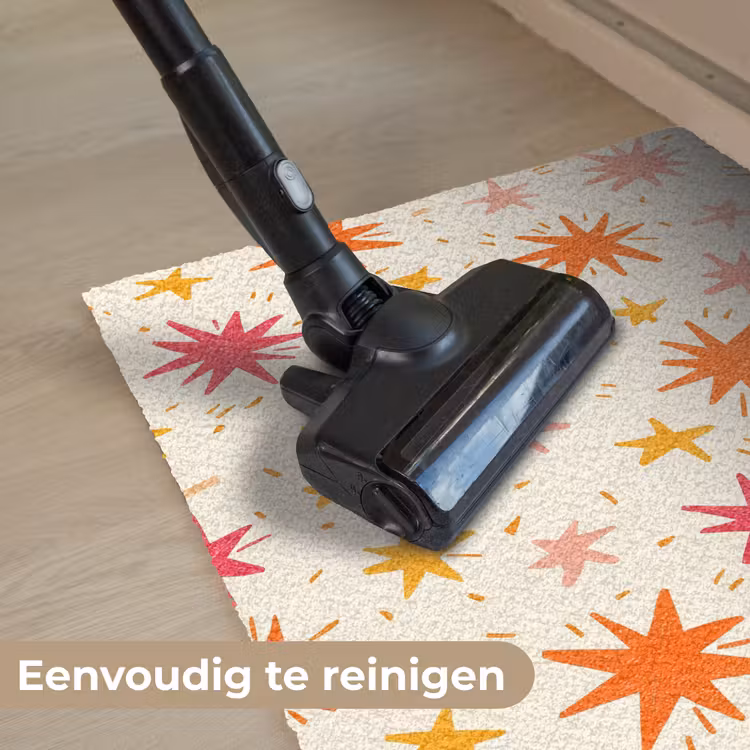 Sterren - Speels - Kleurrijk Deurmat klein 898 -reinigen_NL