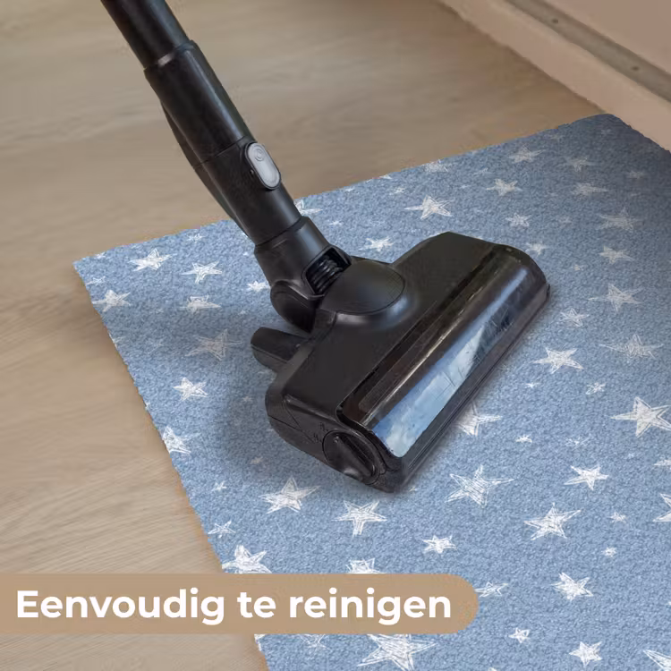 Sterretjes - Patroon - Blauw Deurmat klein 898 -reinigen_NL