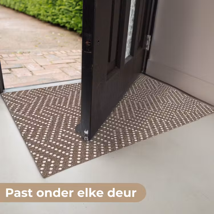 Stippen - Bruin - Beige - Patroon Deurmat klein 898 -USP_NL