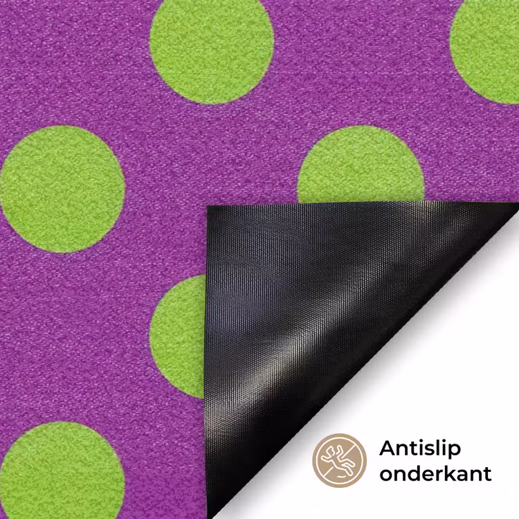 Stippen - Klassiek - Groen Deurmat klein 898 -antislip_NL