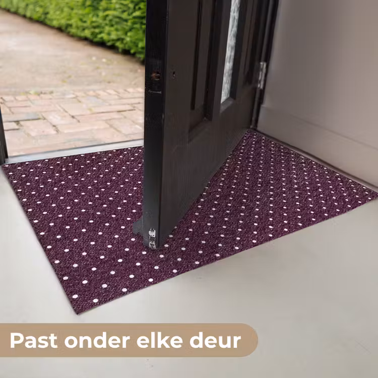 Stippen - Modern - Paars Deurmat klein 898 -USP_NL