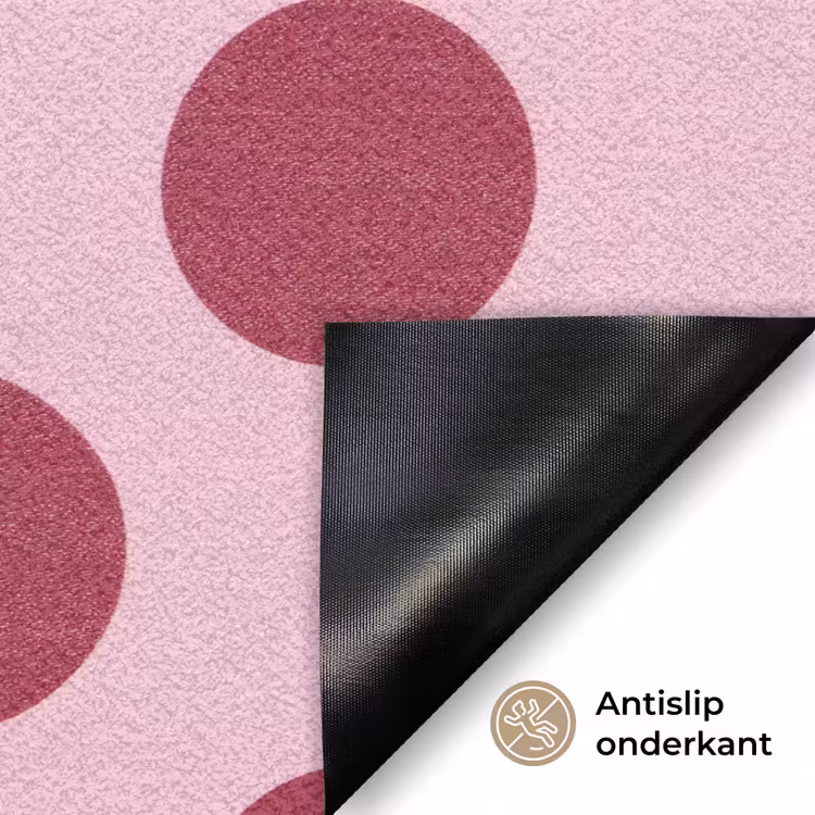 Stippen - Patroon - Bordeaux Deurmat klein 898 -antislip_NL