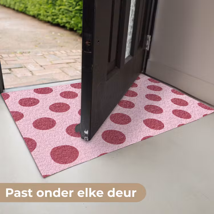 Stippen - Patroon - Bordeaux Deurmat klein 898 -USP_NL