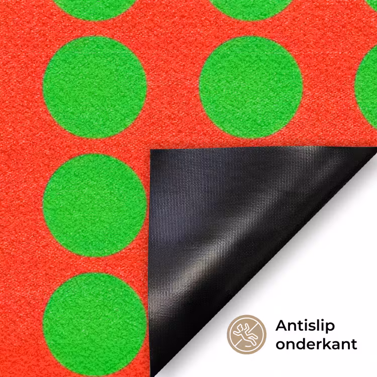 Stippen - Patroon - Groen Deurmat klein 898 -antislip_NL