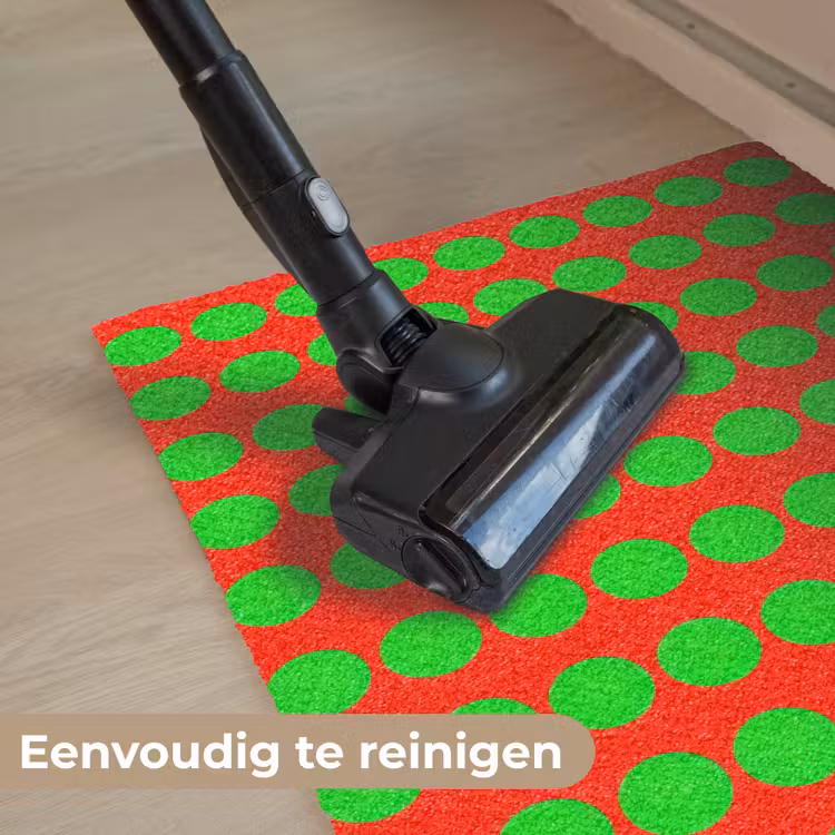 Stippen - Patroon - Groen Deurmat klein 898 -reinigen_NL