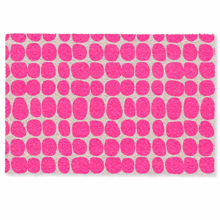 Stippen - Patroon - Roze Deurmat klein 898 -zkaufland3d