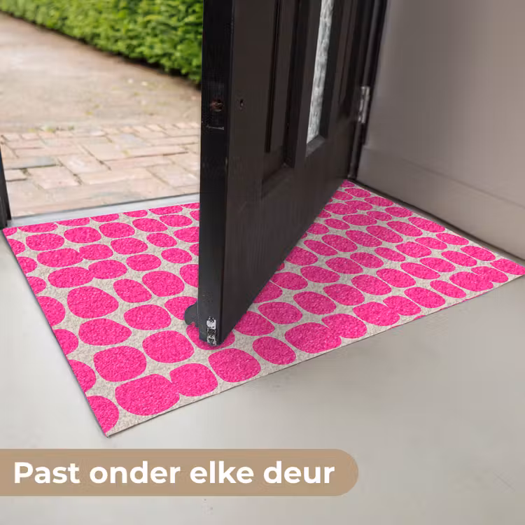 Stippen - Patroon - Roze Deurmat klein 898 -USP_NL