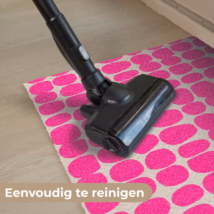 Stippen - Patroon - Roze Deurmat klein 898 -reinigen_NL