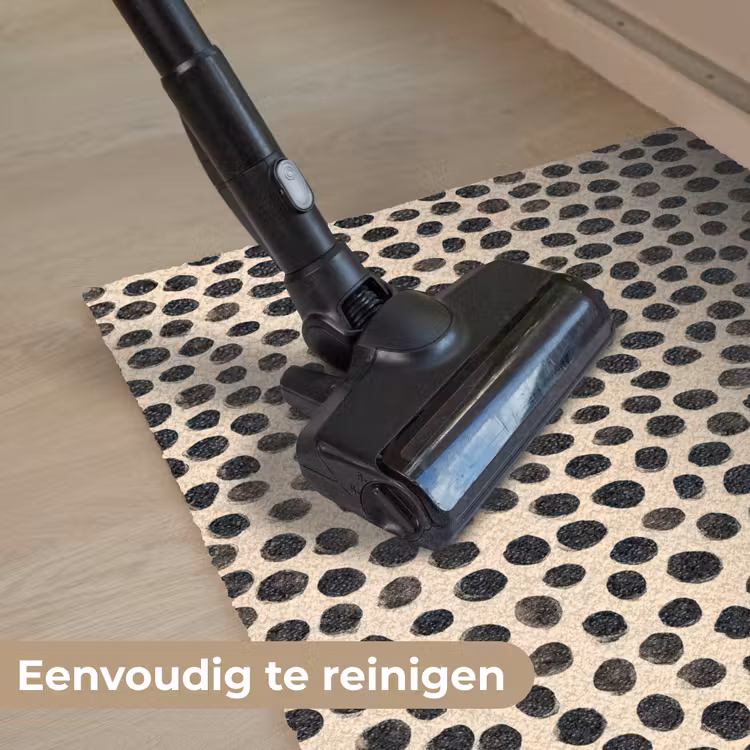 Stippen - Patroon - Zwart Deurmat klein 898 -reinigen_NL