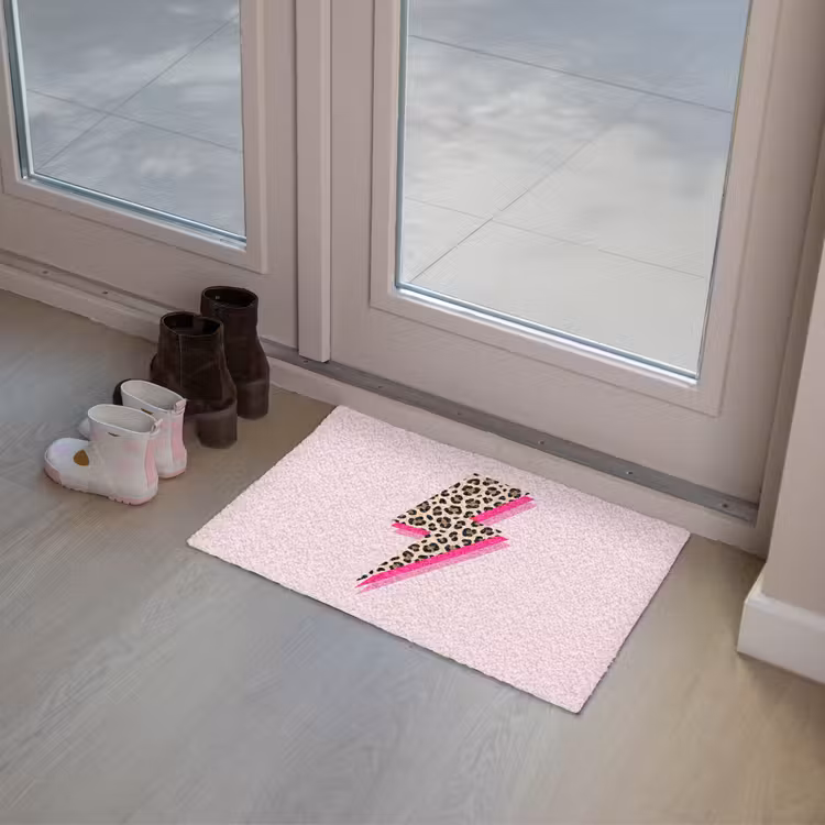 Stippen - Roze - Bliksem Deurmat klein -sfeer3