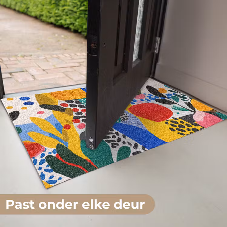 Stippen - Vormen - Modern - Kleuren Deurmat klein -USP_NL