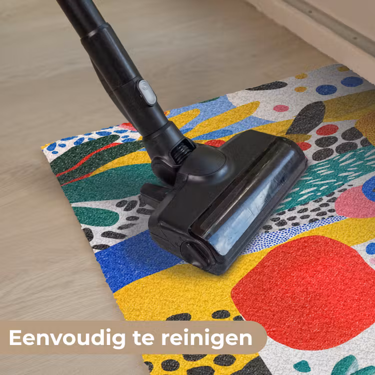 Stippen - Vormen - Modern - Kleuren Deurmat klein -reinigen_NL