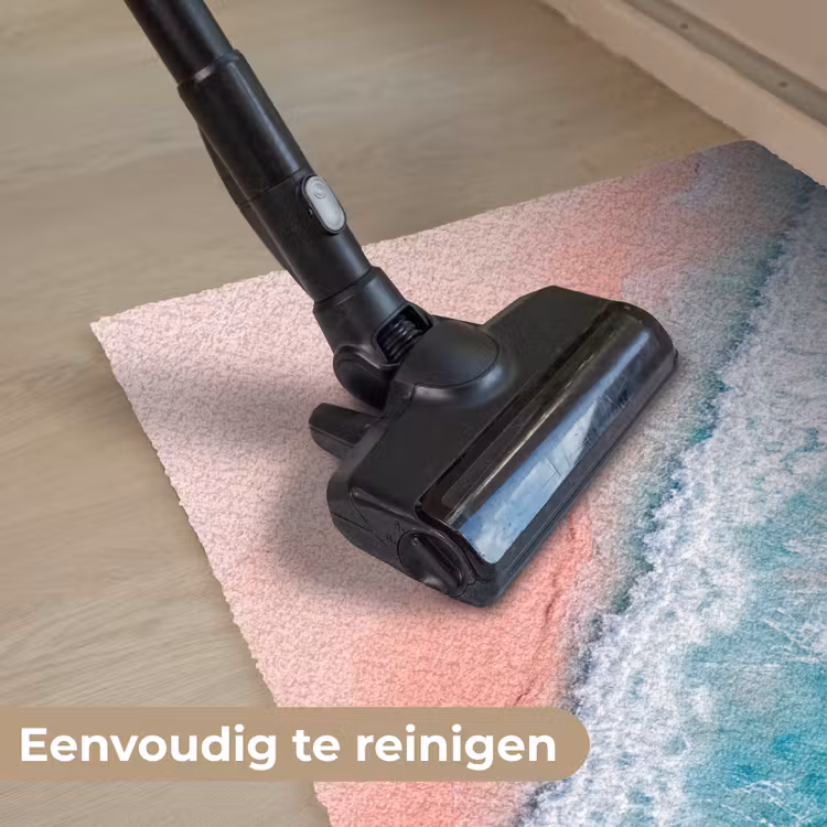 Strand - Oceaan - Golven - Roze Zand - Natuur Deurmat klein -reinigen_NL