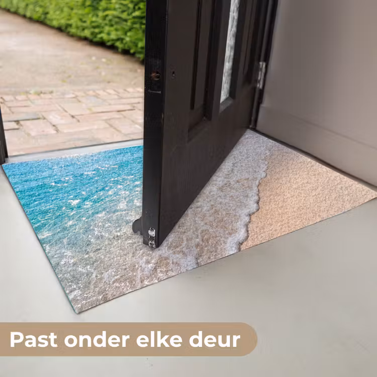 Strand - Water - Natuur - Blauw - Beige Deurmat klein -USP_NL