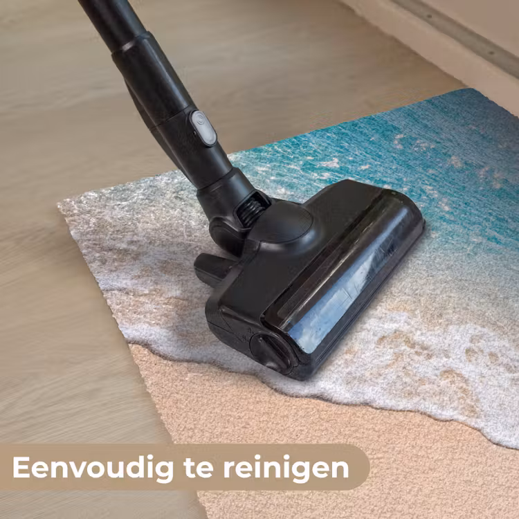Strand - Water - Natuur - Blauw - Beige Deurmat klein -reinigen_NL