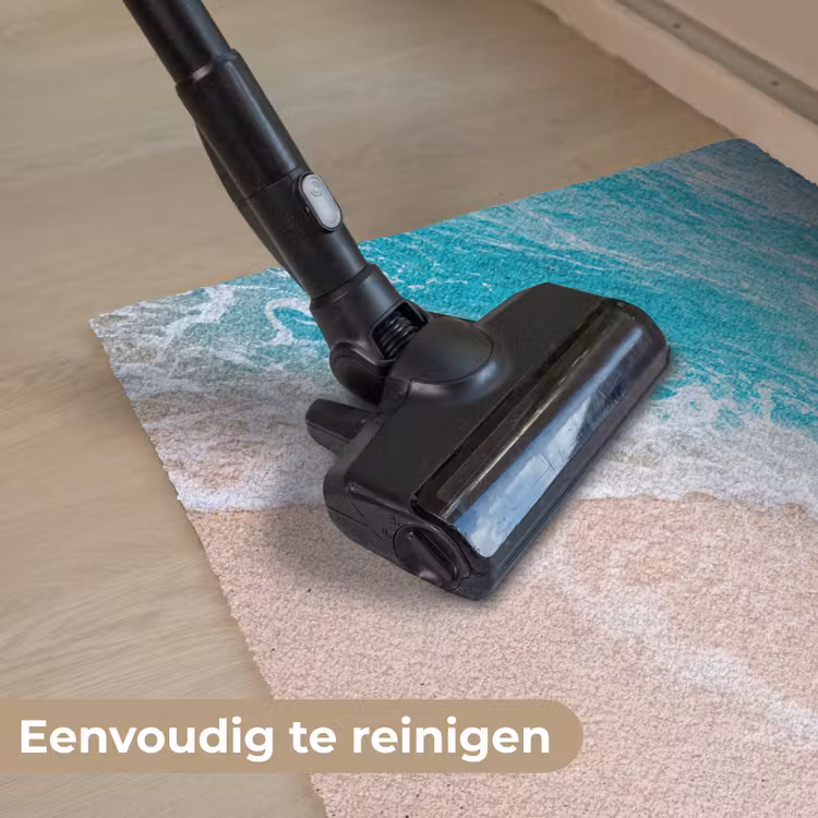 Strand - Zee - Golf - Natuur - Blauw Deurmat klein -reinigen_NL