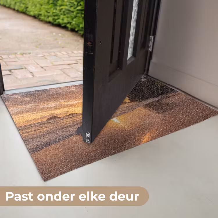 Strand - Zonsondergang - Natuur - Tropisch - Oranje Deurmat klein -USP_NL