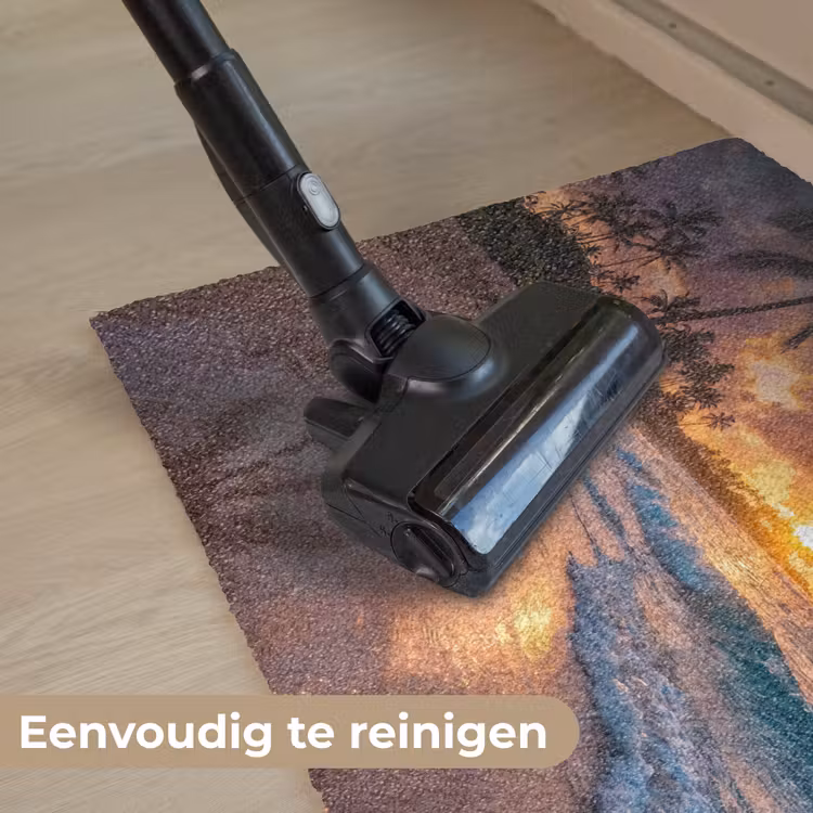 Strand - Zonsopgang - Tropisch - Natuur - Oranje Deurmat klein -reinigen_NL