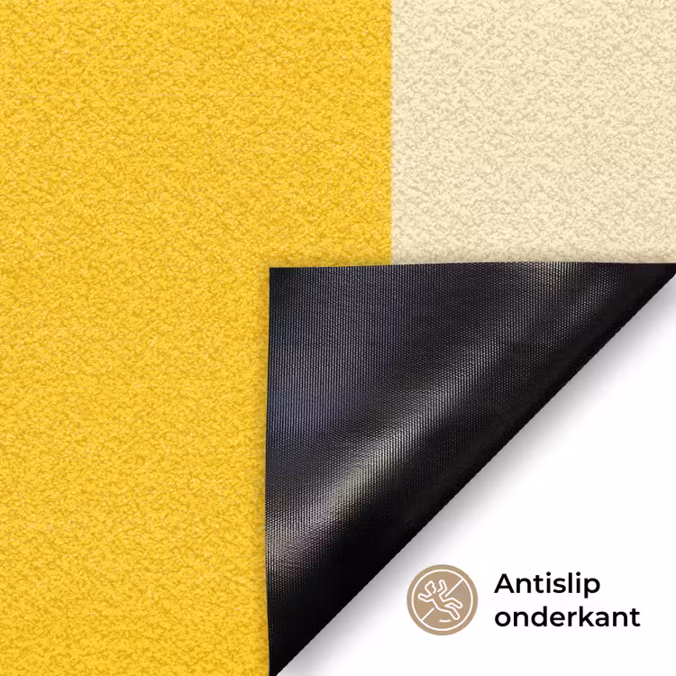 Strepen - Klassiek - Geel Deurmat klein 898 -antislip_NL