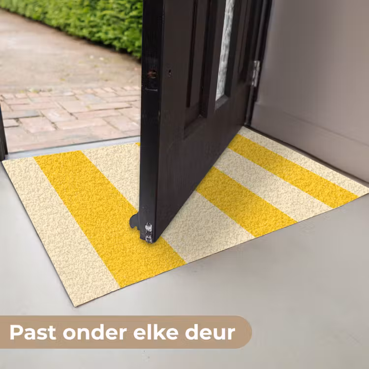 Strepen - Klassiek - Geel Deurmat klein 898 -USP_NL