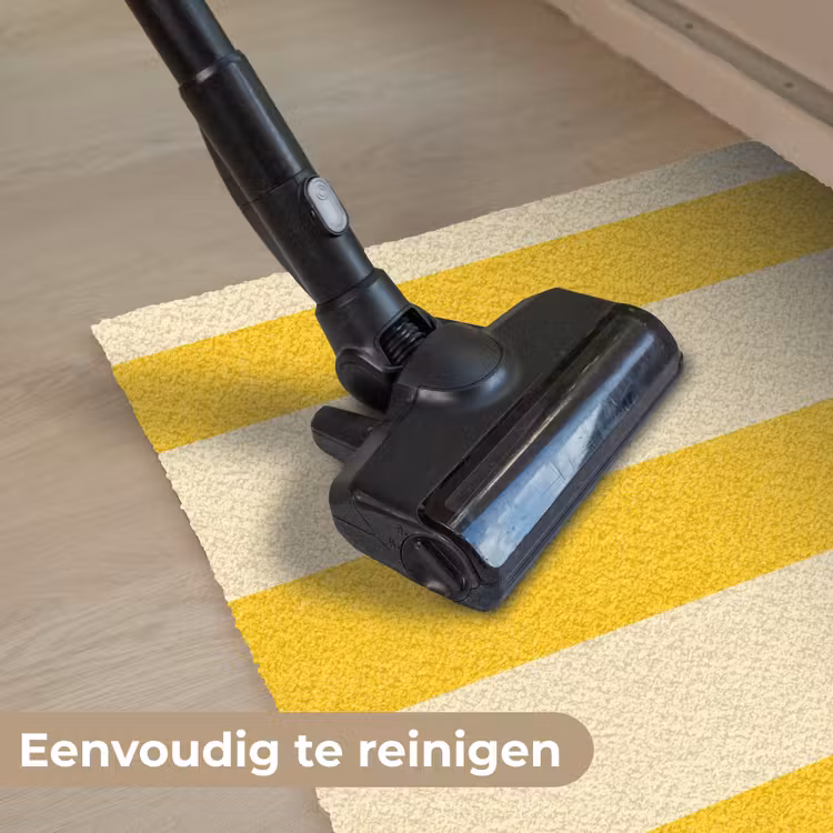 Strepen - Klassiek - Geel Deurmat klein 898 -reinigen_NL