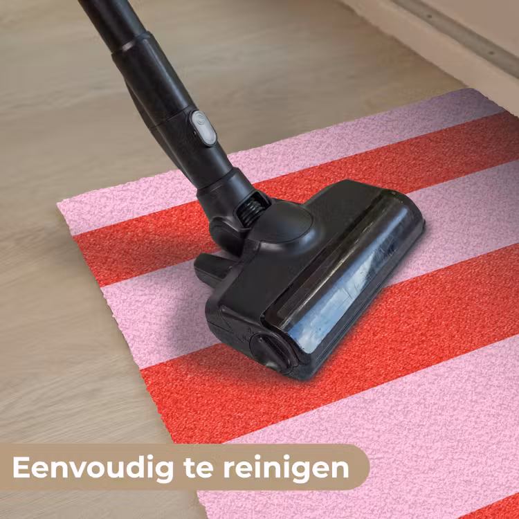 Strepen - Klassiek - Roze Deurmat klein 898 -reinigen_NL