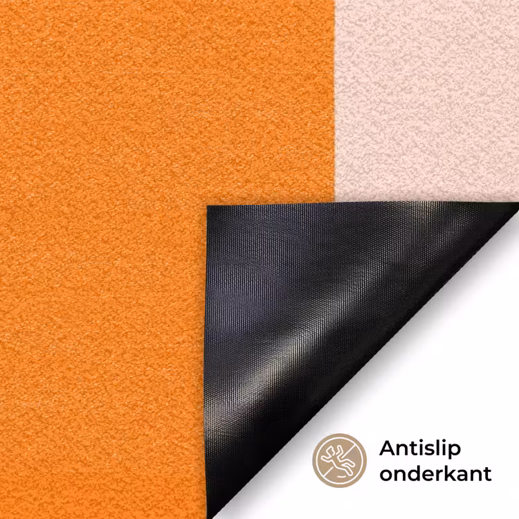 Strepen - Modern - Oranje Deurmat klein 898 -antislip_NL