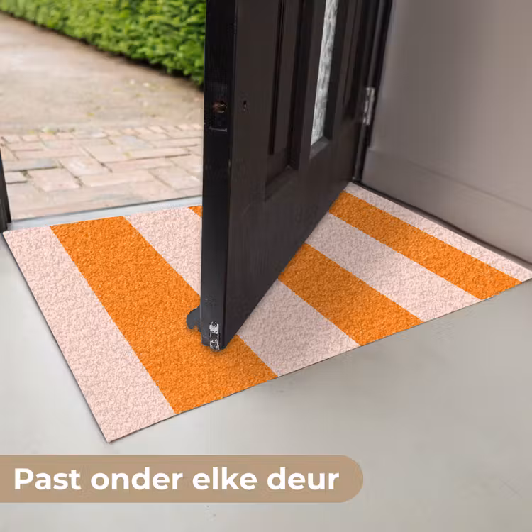Strepen - Modern - Oranje Deurmat klein 898 -USP_NL