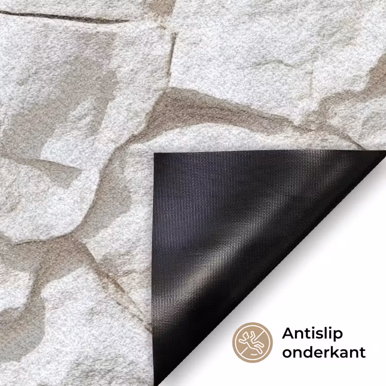 Structuur - Rots - Wit Deurmat klein 898 -antislip_NL