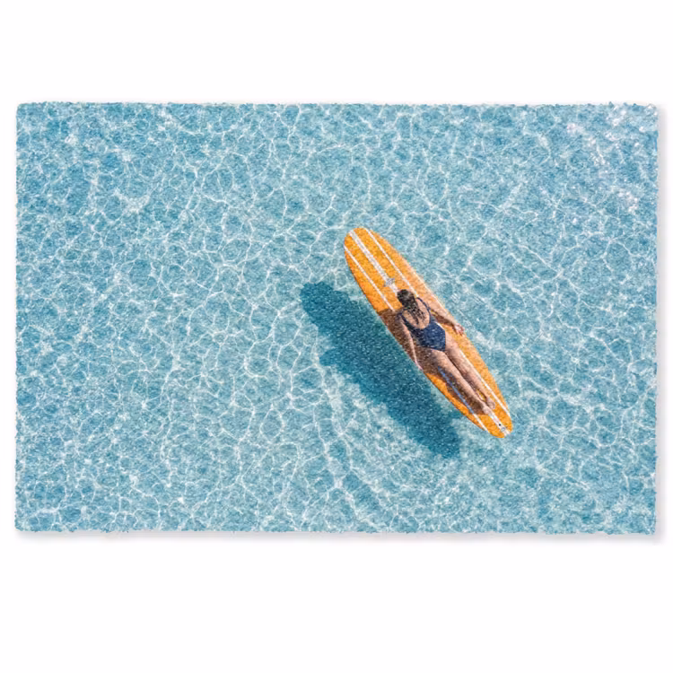 Surfboard - Water - Badpak - Oranje Deurmat klein -zkaufland3d