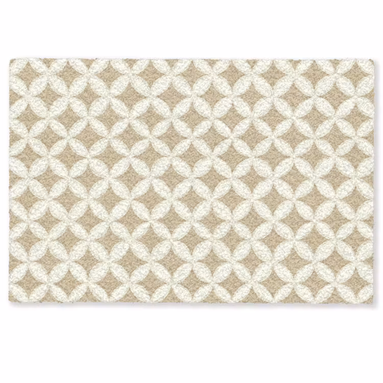 Symmetrisch - Motief - Beige Deurmat klein 898 -zkaufland3d