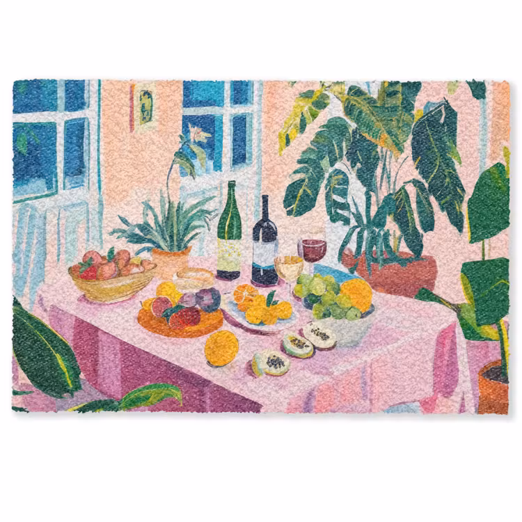 Tafel - Wijn - Fruit Deurmat klein -zkaufland3d