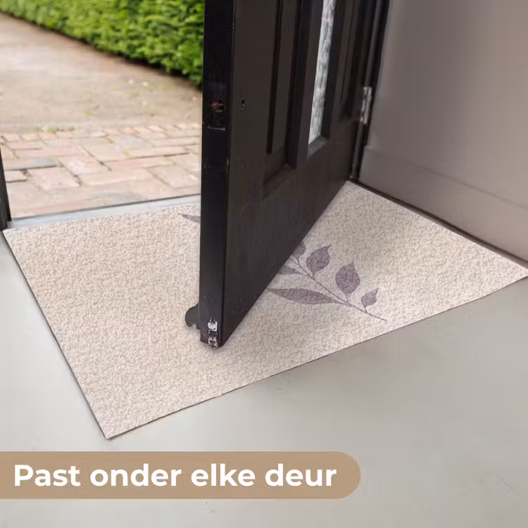 Tak - Bladeren - Minimalistisch - Beige Deurmat klein -USP_NL