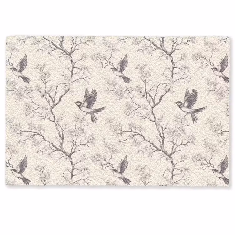 Takken - Vogels - Beige Deurmat klein 898 -zkaufland3d