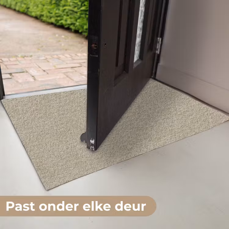 Taupekleur - Gewolkt textuur - Natuurlijk Deurmat klein 898 -USP_NL