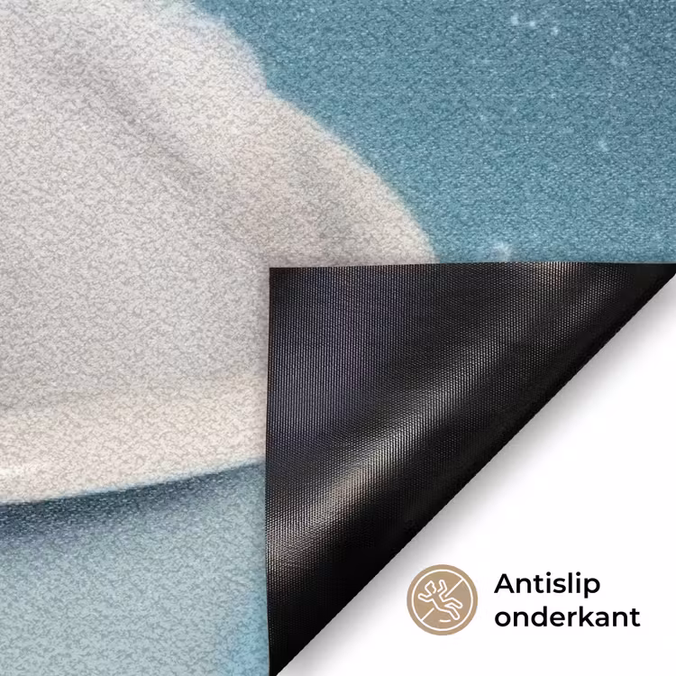 Teckel - Bad - Schuim - Waterdruppels Deurmat klein -antislip_NL