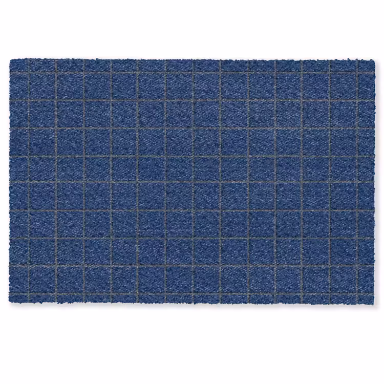 Tegel - Patroon - Blauw Deurmat klein 898 -zkaufland3d