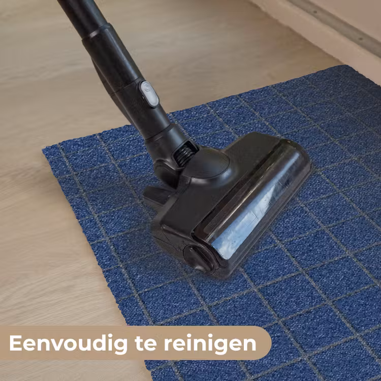 Tegel - Patroon - Blauw Deurmat klein 898 -reinigen_NL