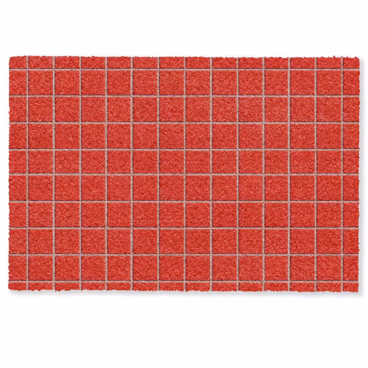 Tegel - Patroon - Kersen - Rood Deurmat klein 898 -zkaufland3d