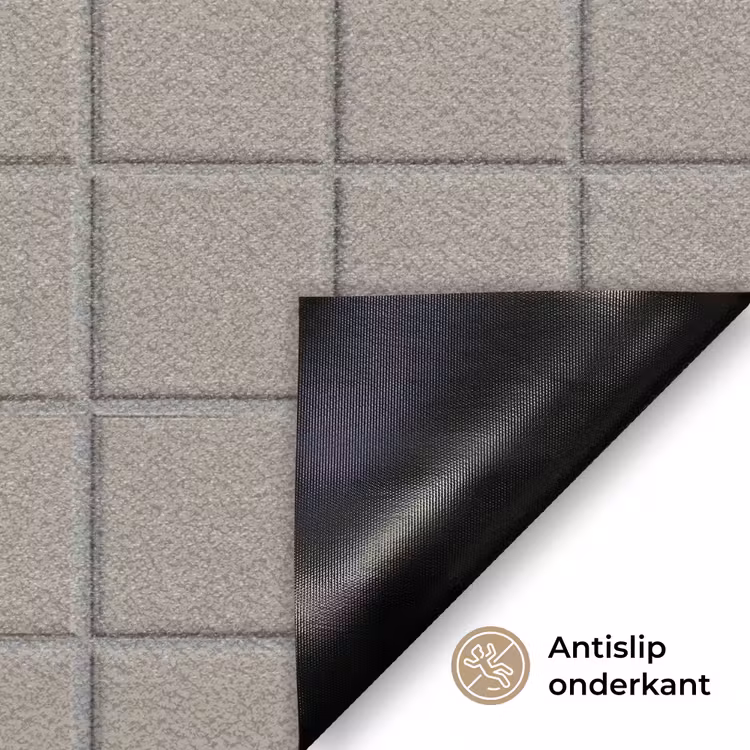 Tegel - Patroon Kiezel - Grijs Deurmat klein 898 -antislip_NL