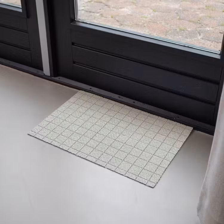 Tegel - Patroon - Lichtgroen Deurmat klein 898 -sfeer2