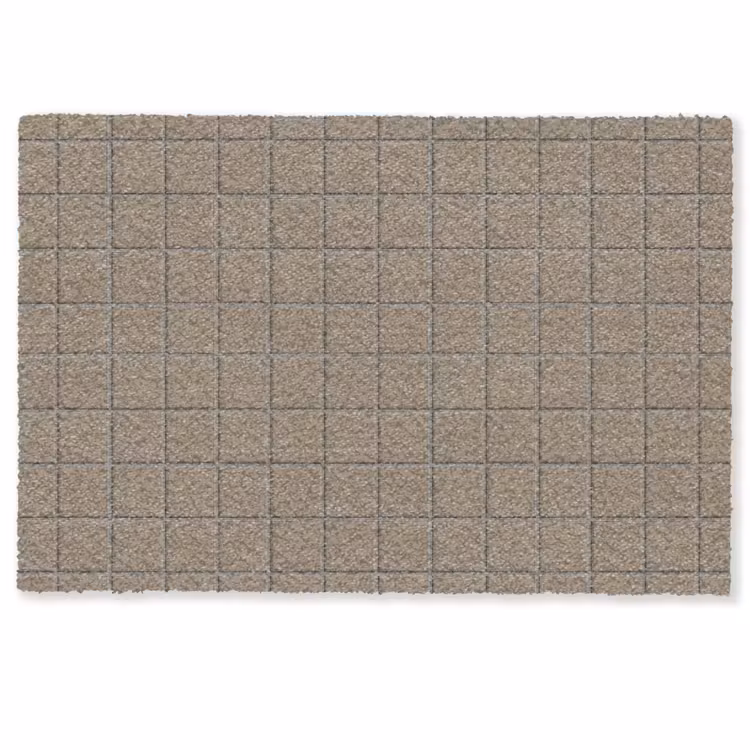 Tegel - Patroon - Taupe Deurmat klein 898 -zkaufland3d