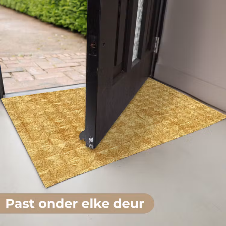 Tegels - Geometrisch - Reliëf - Goud Deurmat klein 898 -USP_NL