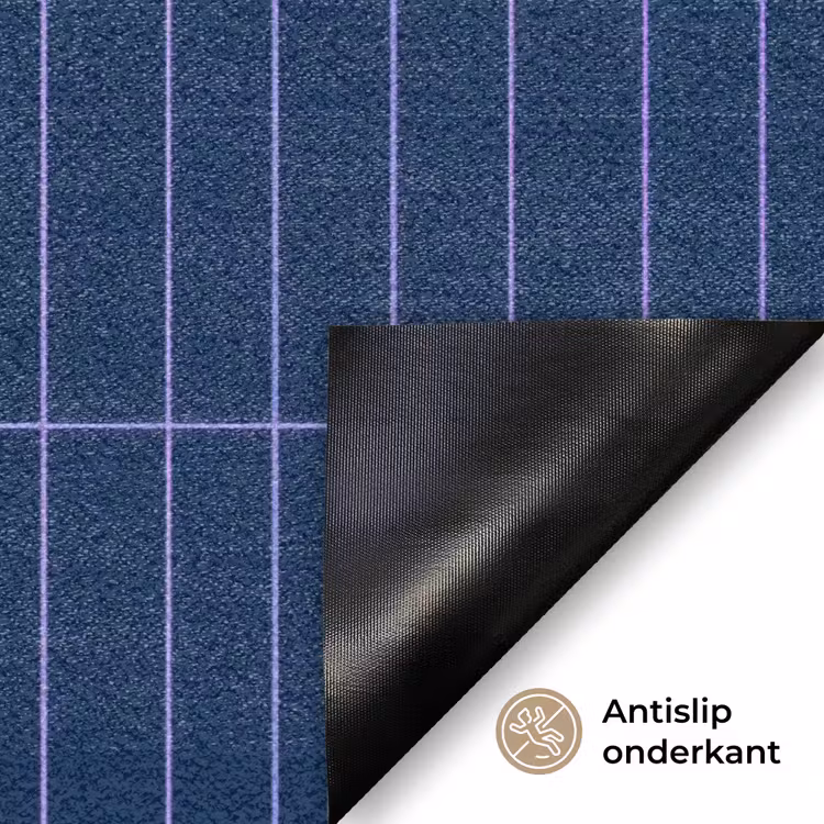 Tegels - Langwerpig - Blauw Deurmat klein 898 -antislip_NL