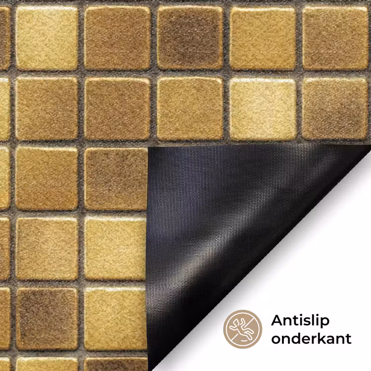 Tegels - Mozaïek - Luxe - Warm Goud Deurmat klein 898 -antislip_NL