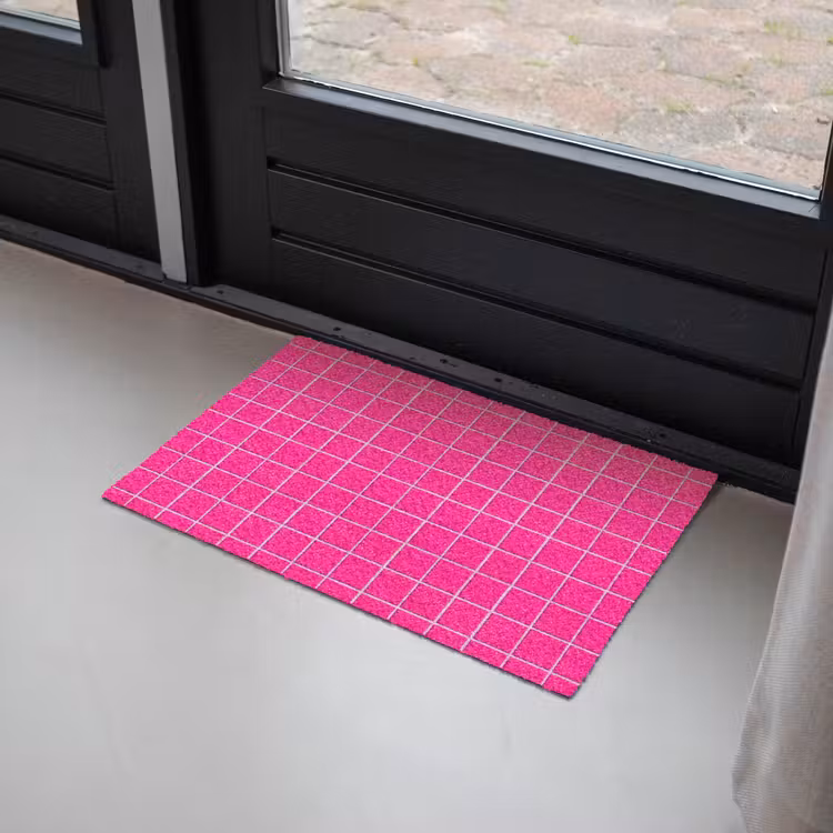 Tegels - Vierkant - Fuchsia Deurmat klein 898 -sfeer2