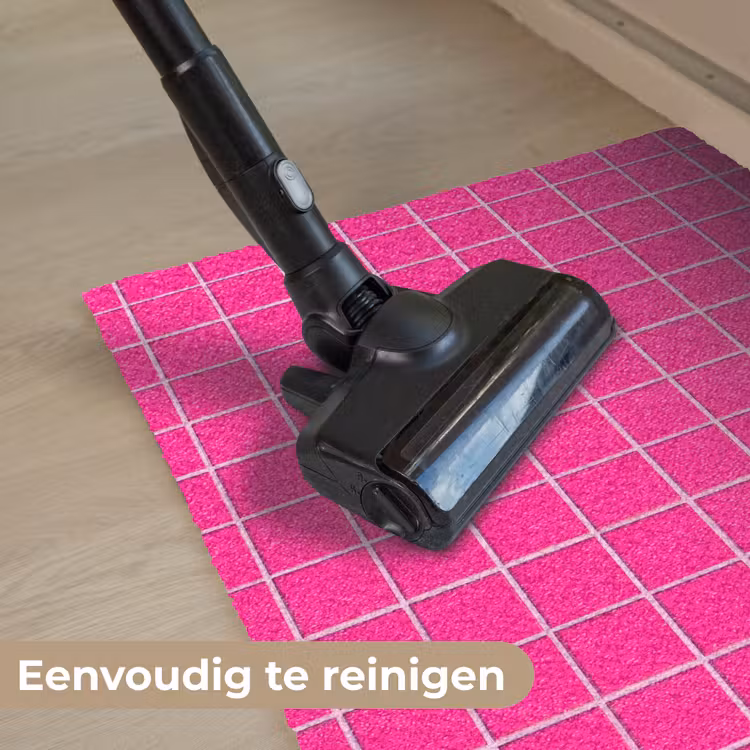 Tegels - Vierkant - Fuchsia Deurmat klein 898 -reinigen_NL